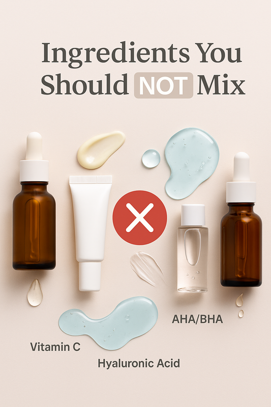 💡 Ingredients You Should Not Mix