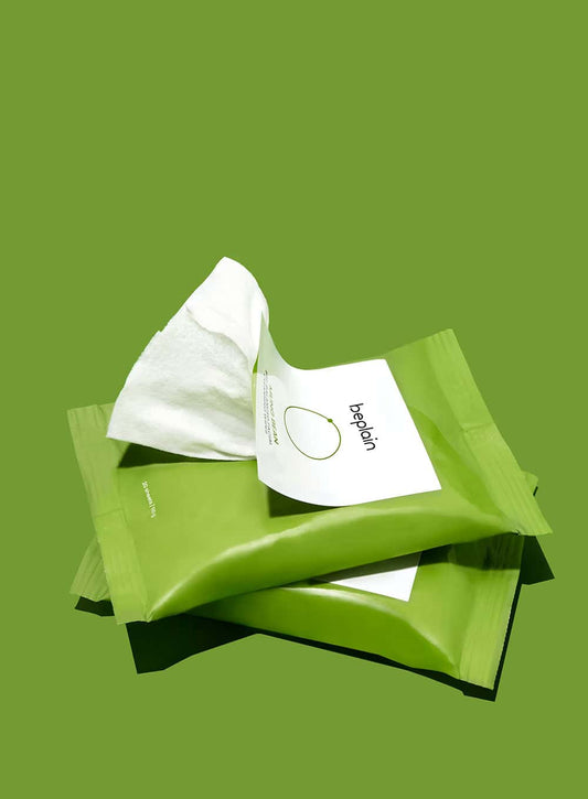 [beplain] Mung Bean pH-Balanced Facial Cleansing Wipes (20 Sheets)