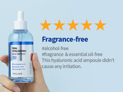 [Wellage] Real Hyaluronic Blue 100 Ampoule 60ml
