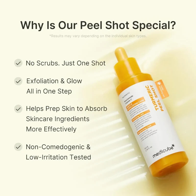 [Medicube] Kojic Acid Turmeric Peel Shot 80ml