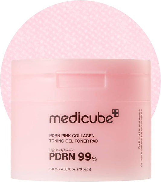 [Medicube] PDRN Pink Collagen Toning Gel Toner Pad 70pcs