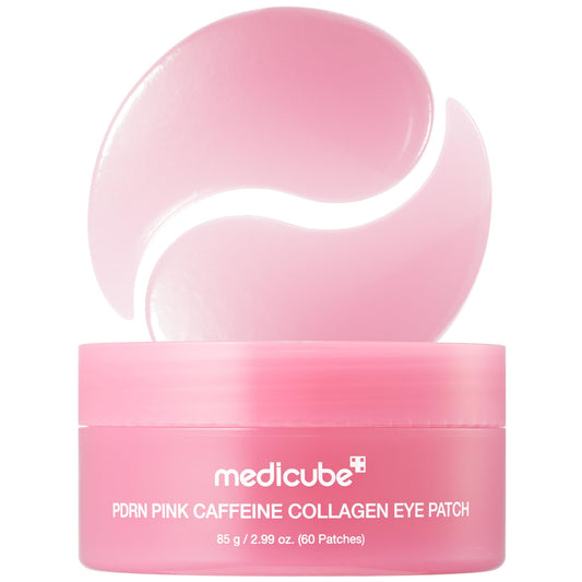 [Medicube] PDRN Pink Caffeine Collagen Eye Patch (60 Patches)