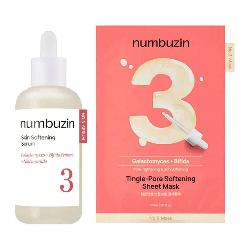 [numbuzin] Skin softening serum 80ml +No.3 sheet mask
