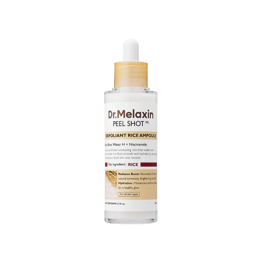 [Dr.Melaxin] Peel Shot Exfoliating White Rice Ampoule 80ml
