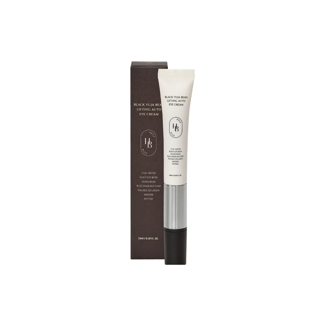 [HEVEBLUE] Black Yuja Bean Lifting Auto Eye Cream 15ml