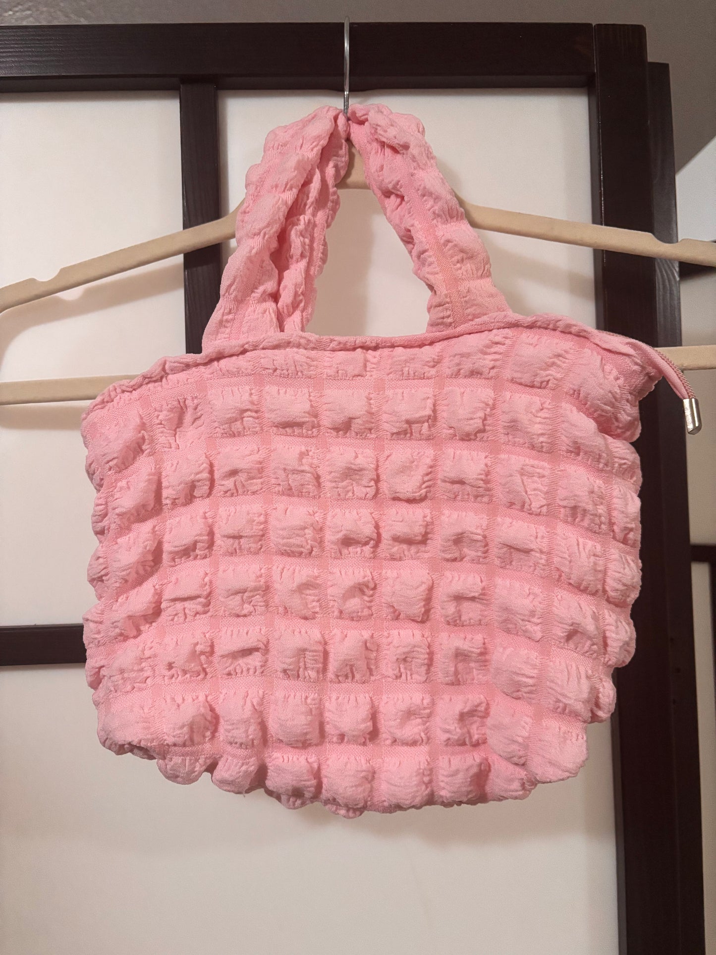 [Bags] Cute Handbags Short Ivory/Pink/Green