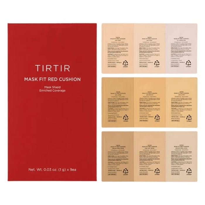[TIRTIR] Mask Fit Red Cushion 6 Shade Trial Sample – k-beauty.ca