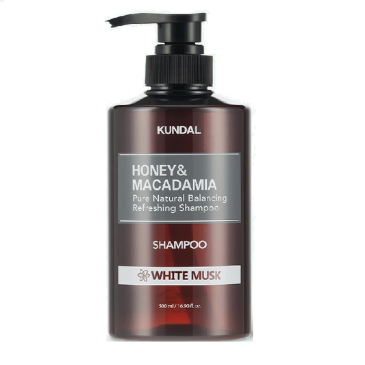 [KUNDAL] Honey & Macadamia Nature Shampoo White Musk 500ml *SPECIAL PRICE LIMITED STOCK*