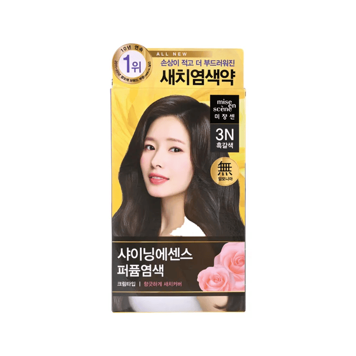 [Mise en Scène] Shining Essence Perfume Hair Color #3N Black Brown