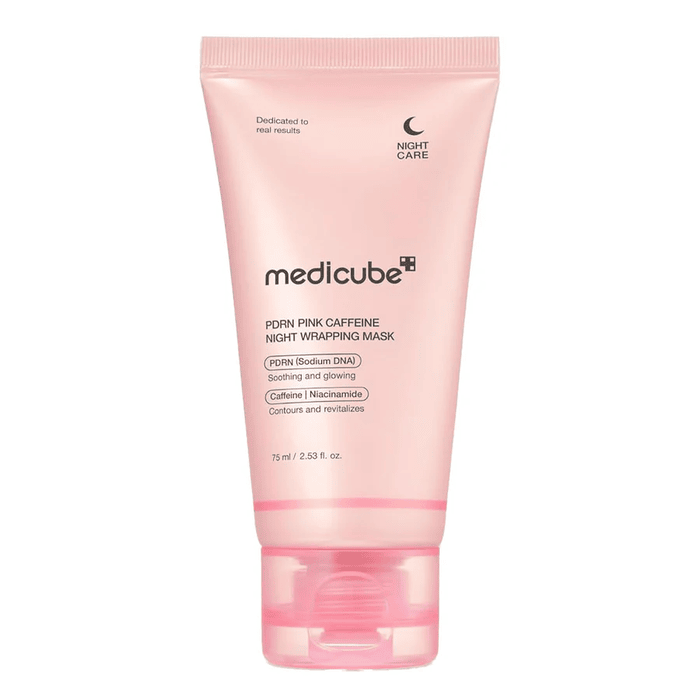 [Medicube] PDRN Pink Caffeine Night Wrapping Mask 75ml