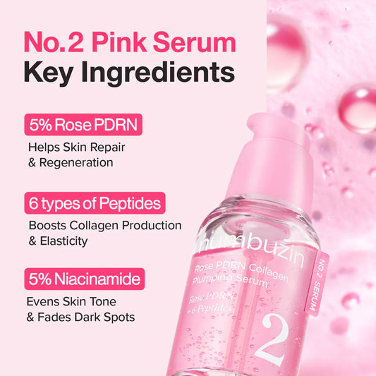 [numbuzin] No.2 Rose PDRN  Plumping Serum 30ml