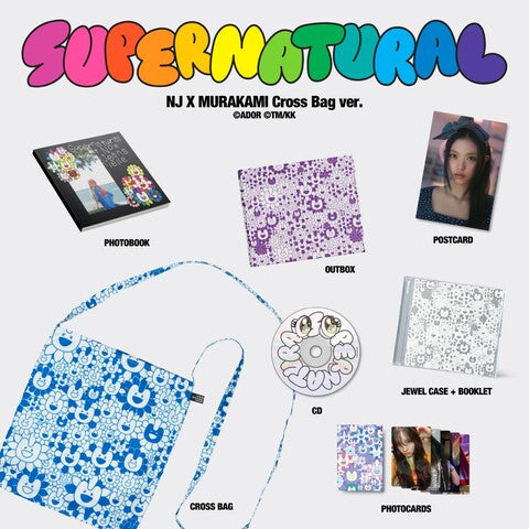 [K-POP] Nouvel album double single de Jeans Japan Supernatural NJ X MURAKAMI Cross Bag Ver.