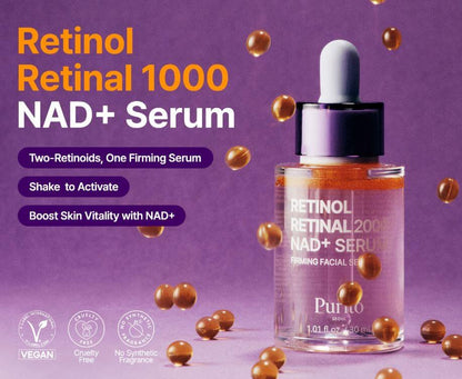 [PURITO SEOUL] Retinol Retinal 2000 NAD+ Serum 30ml