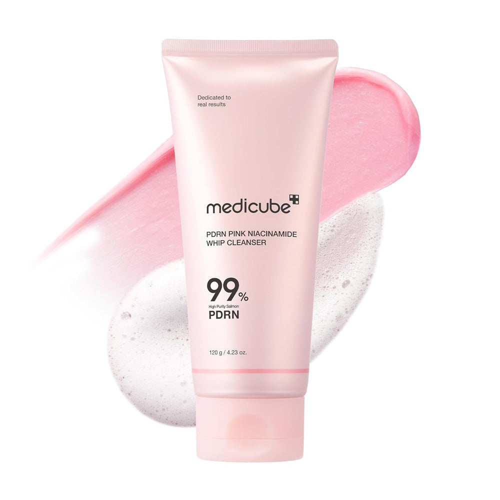[Medicube] PDRN Pink Niacinamide Whip Cleanser 120g