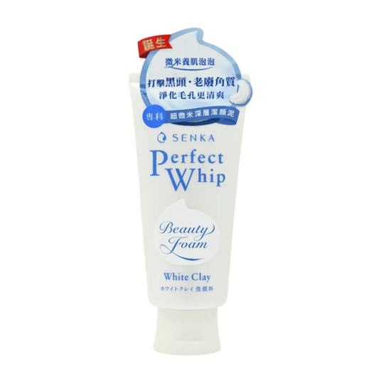 [Shiseido] Senka Perfect Whip White Clay Beauty Face Foam 120g