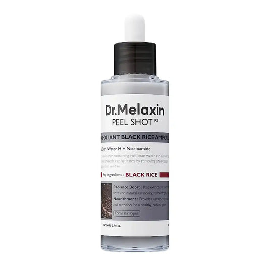 [Dr.Melaxin] Peel Shot Exfoliating Black Rice Ampoule 80ml