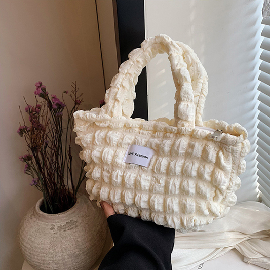 [Bags] Cute Handbags Short Ivory/Pink