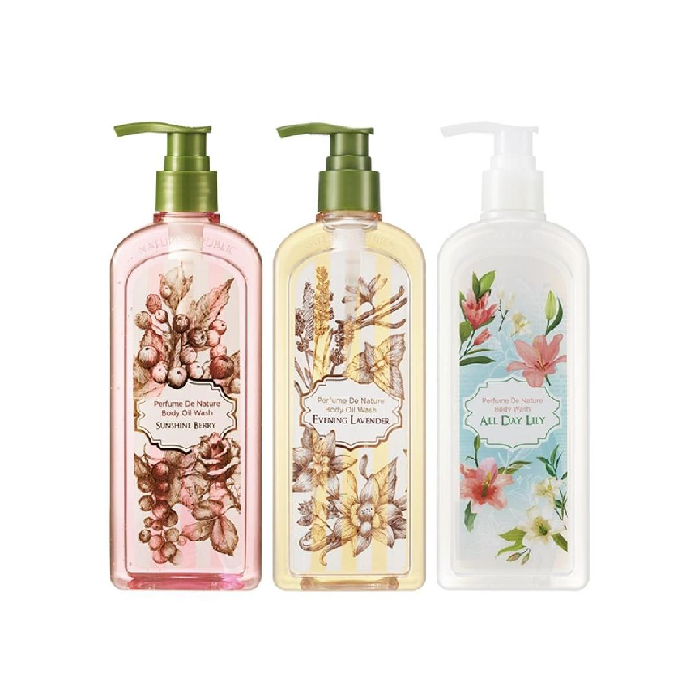 [NATURE REPUBLIC] Perfume De Nature Body Oil Wash 345ml