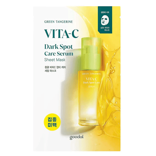 [Goodal] Green Tangerine Vita C Dark Spot Care Serum Sheet Mask