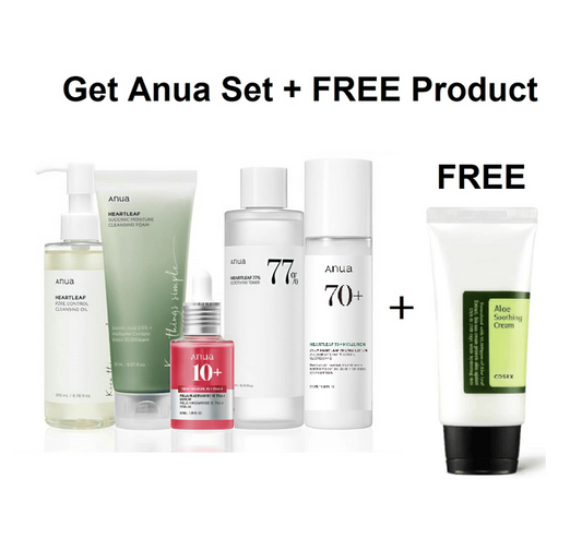 [ANUA] Coffret de soins + cadeau (6 produits)