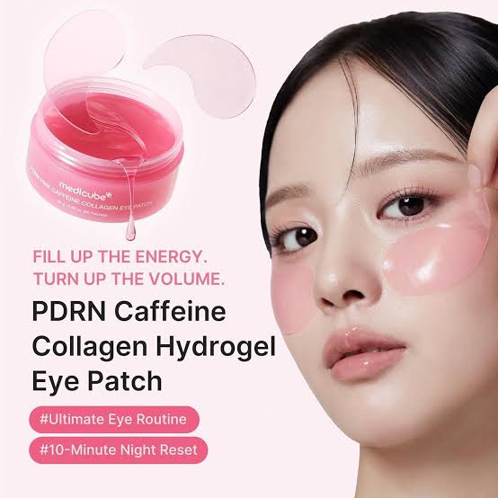 [Medicube] PDRN Pink Caffeine Collagen Eye Patch (60 Patches)