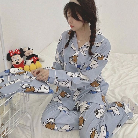 [Pajama] Bluepy Set (XS-S)