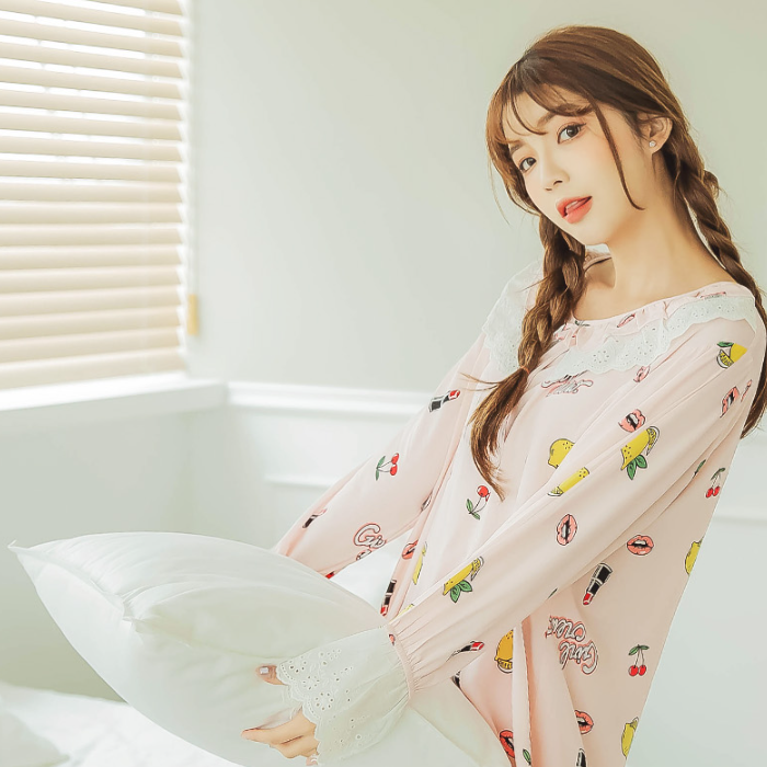 [Pyjama] Lipstick Set Mint/Pink