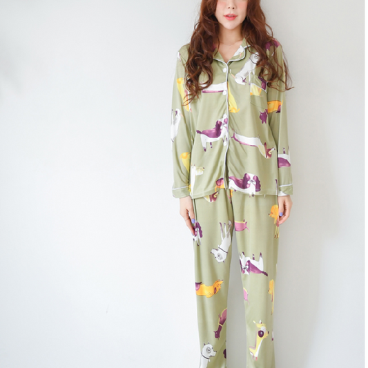 [Pajama] My Pet Set Khaki (XS-S)