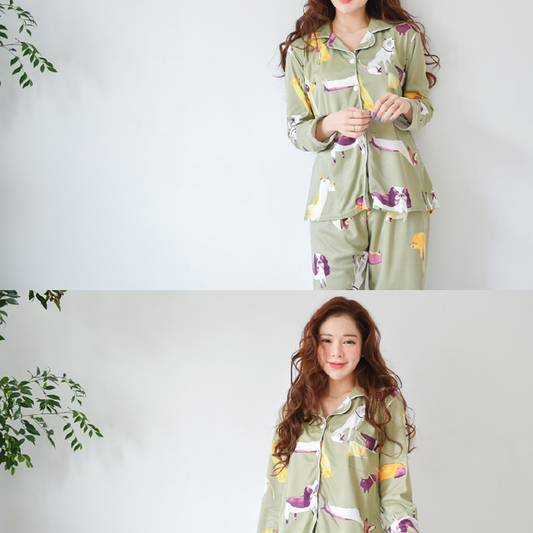 [Pajama] My Pet Set Khaki (XS-S)