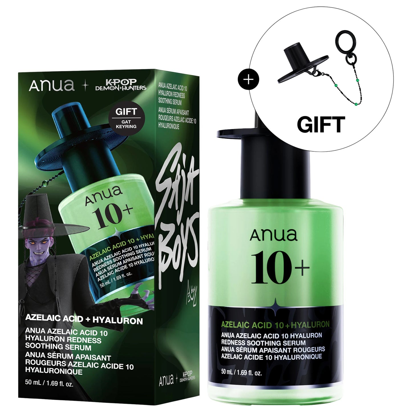 [Anua] Azelaic Acid 10 Hyaluron Redness Soothing Serum 50ml (K-Pop Demon Hunters)