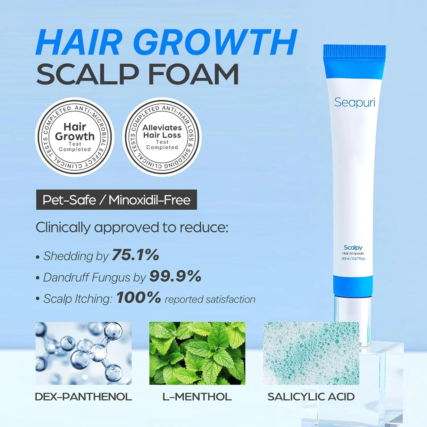 [Seapuri] Scalpy Hair Serum 20ml