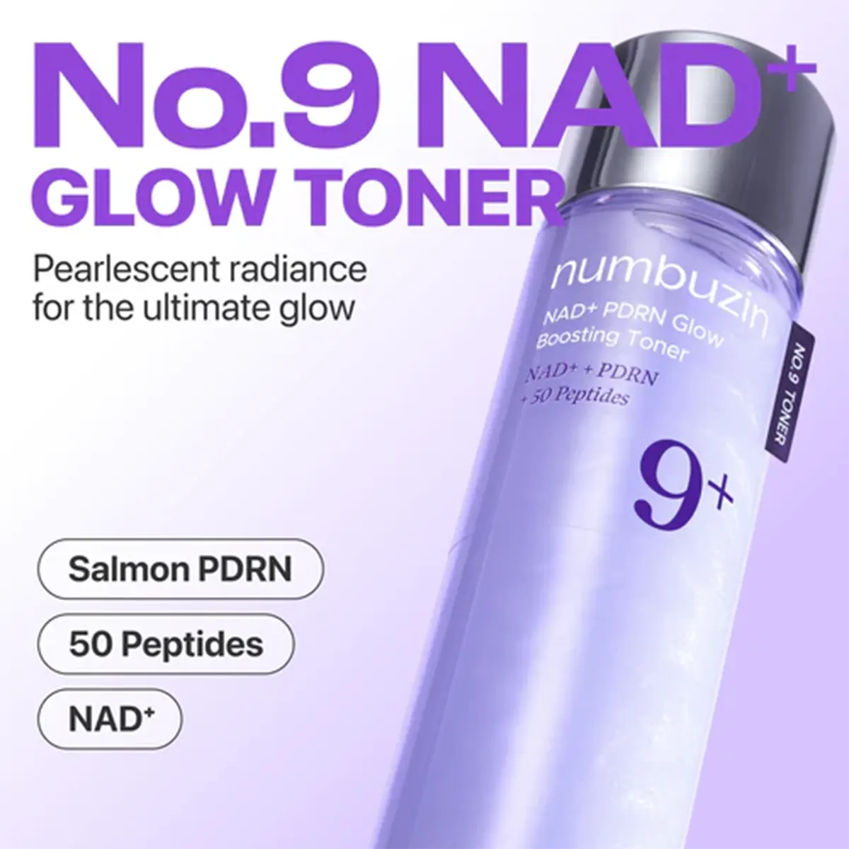 [numbuzin] No.9 NAD+ PDRN Glow Boosting Toner 150ml