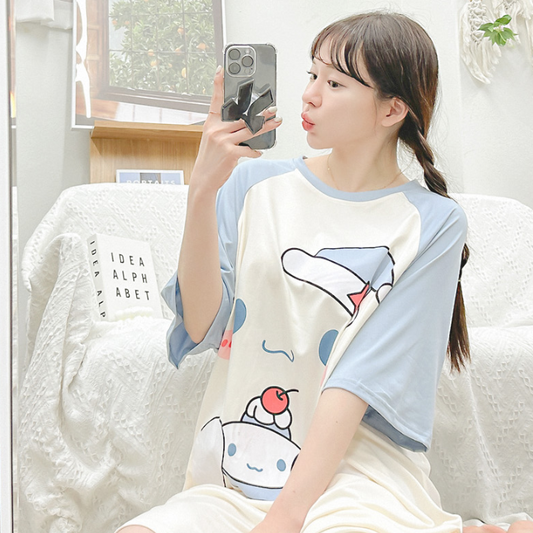 [Pajama] Cinamon Dress Blue (M-L)