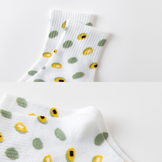 [Socks] Avocado 5-Pair Set