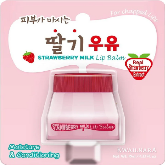 [KWAILNARA] Strawberry Milk Lip Balm 10ml